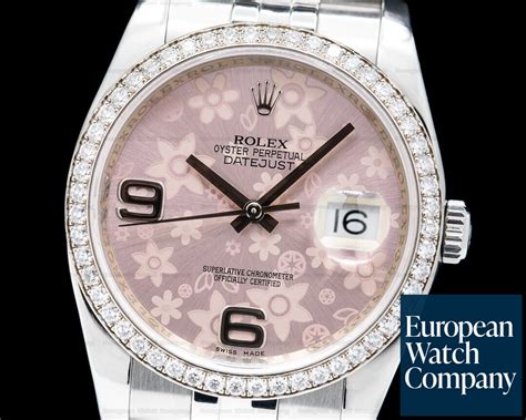 rolex floral motif